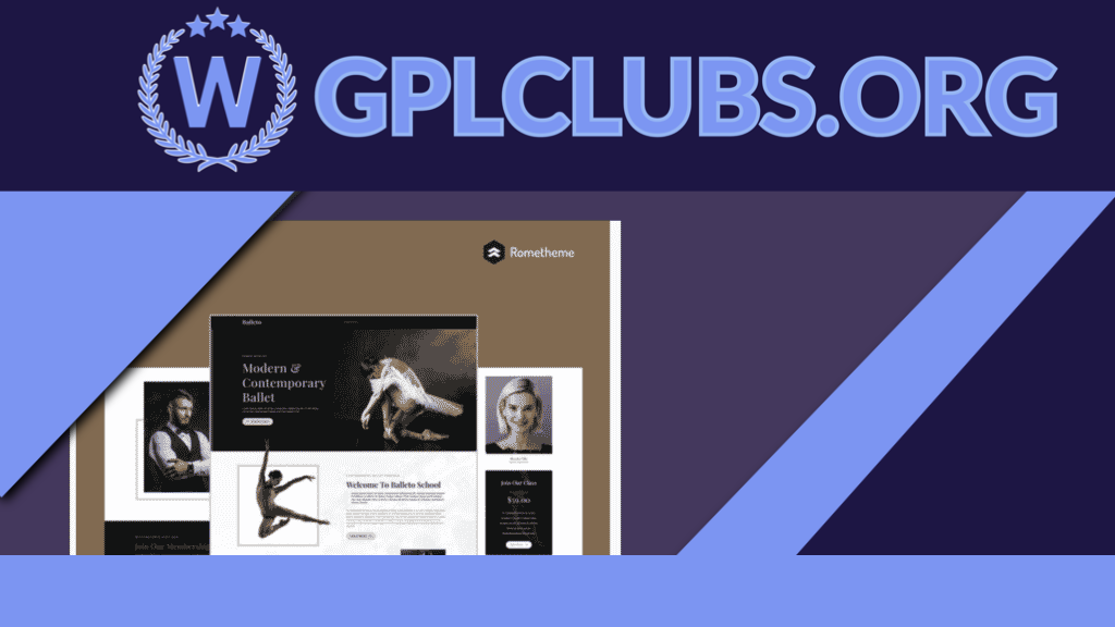 Balleto - Ballet School Elementor Pro Full Site Template Kit Balleto - Ballet School Elementor Pro Full Site Template Kit