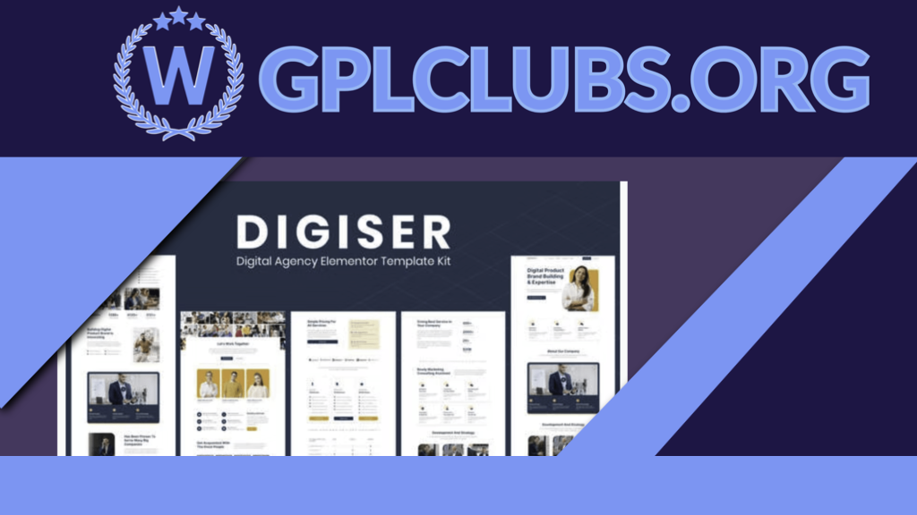 Digiser - Digital Agency Elementor Template Kit Digiser - Digital Agency Elementor Template Kit