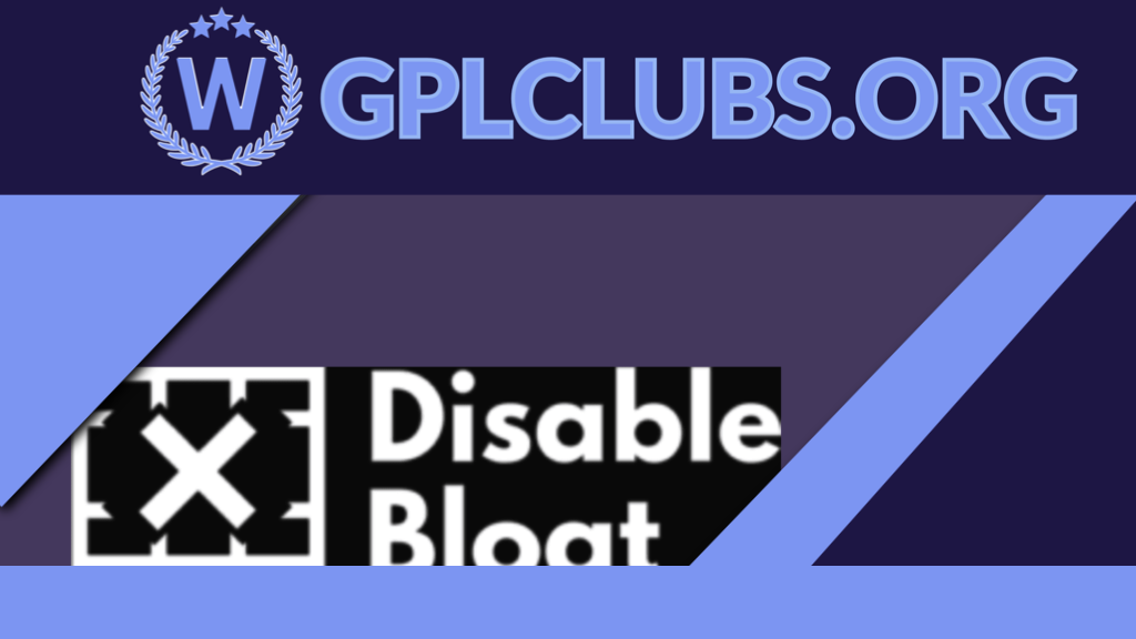 Disable Bloat for WordPress and WooCommerce PRO Disable Bloat for WordPress and WooCommerce PRO