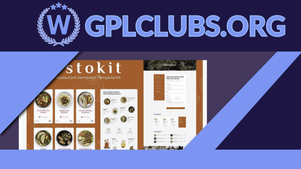 Restokit - Food and Restaurant Elementor Template Kit Restokit - Food and Restaurant Elementor Template Kit